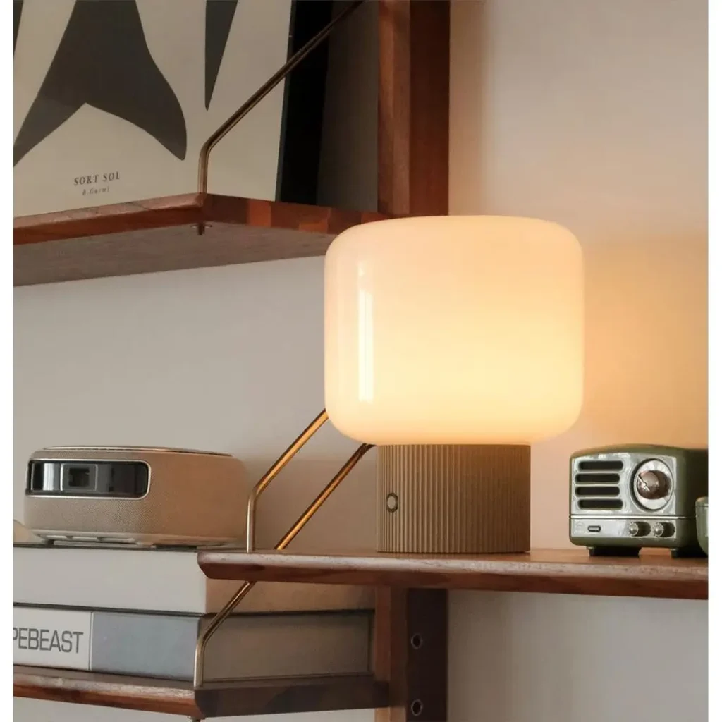 MAGCHARM HMushroom Lamp, 5W Cute CordlRechargeable Table Lamp