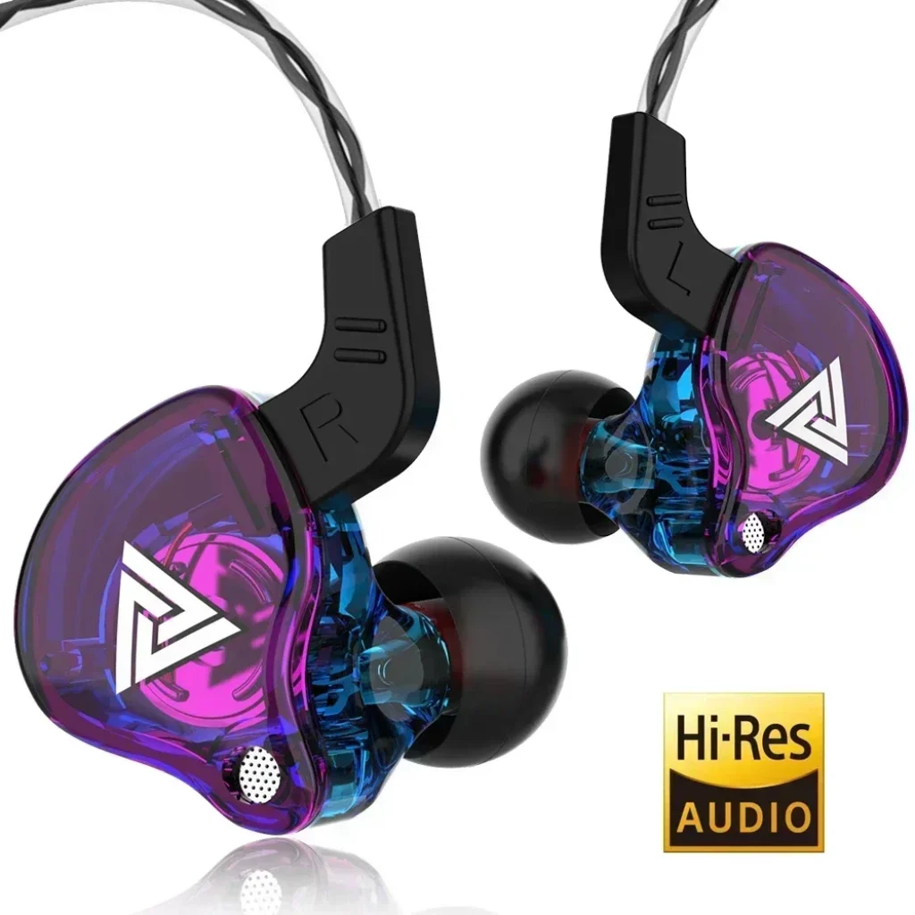NEW QKZ AK6 Copper Driver HiFi Wired Earphone 3.5MM Race Sport Headphone Bass Stereo Headset Music Earbuds In Ear With Mic