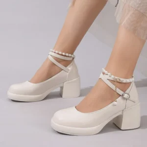 Women Pumps Shoes Fashion Cross Strap Ladies Shallow