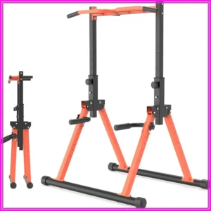 Pull Up Dip Station for Home Gym Strength Training Workout Station Chin-Ups Push-Ups 330LBS Capacity