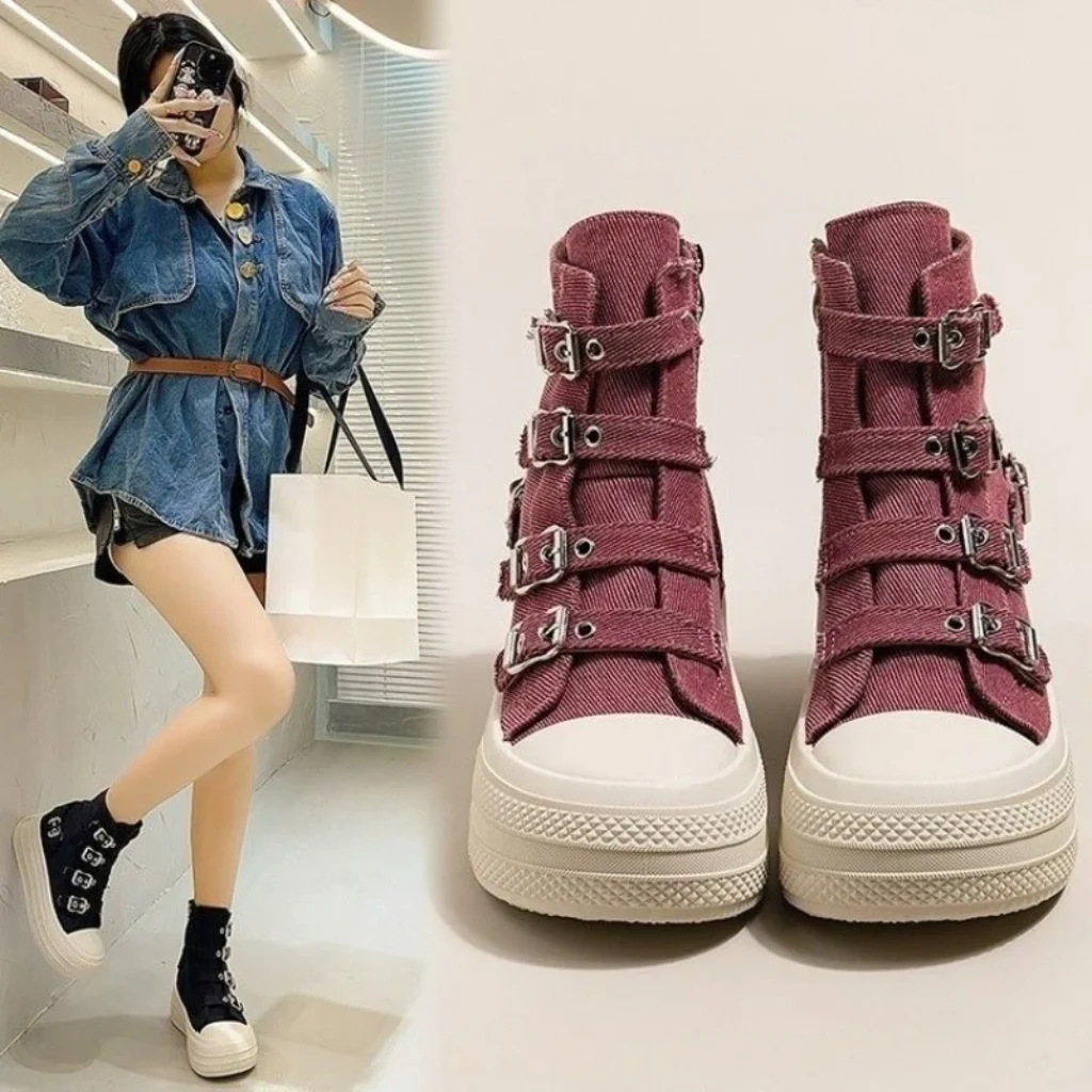 Shoes Women’s Spring Summer 2025 Casual Versatile High-top