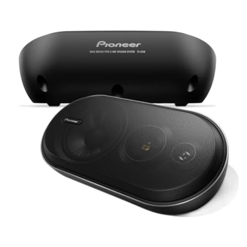Surface mount speakers outdoor use, polypropylene cone black