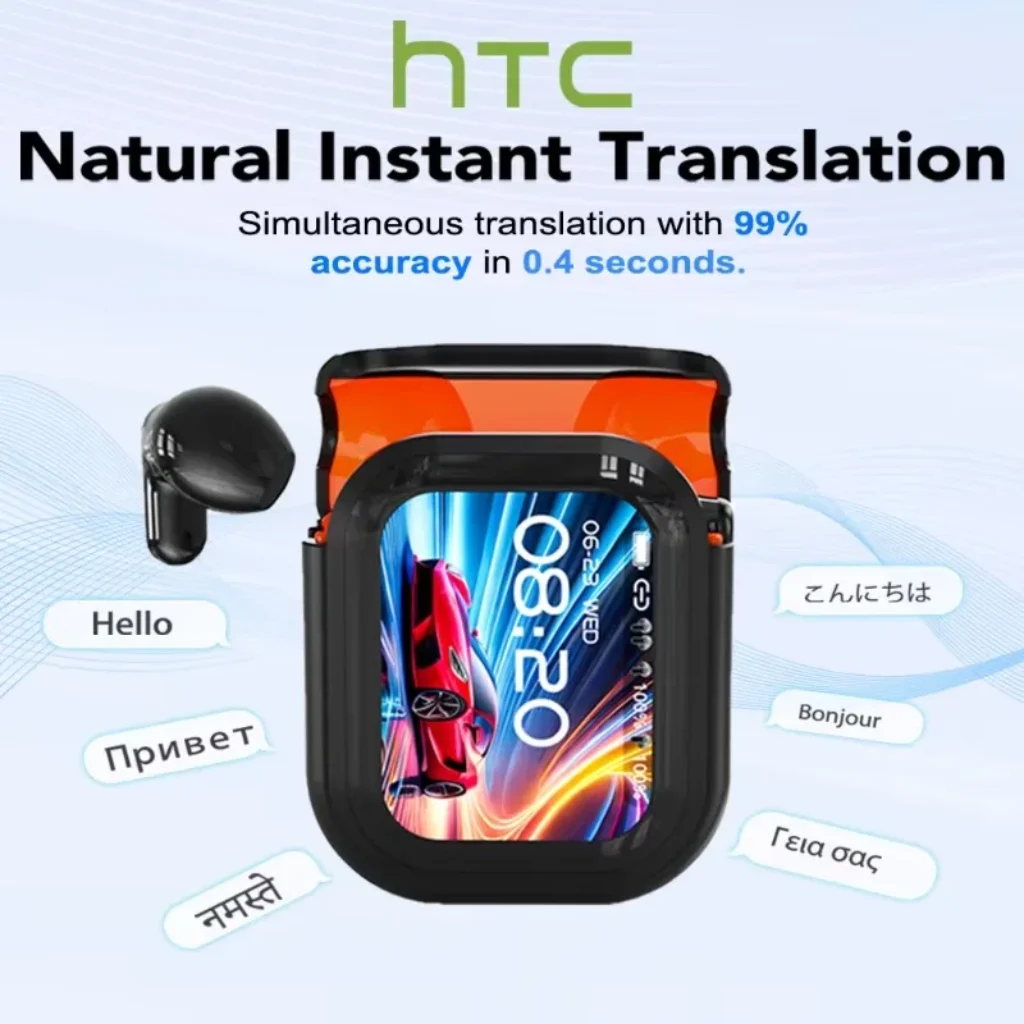 Translator HTC NE20 Bluetooth 6.0 Wireless Headphones Translation