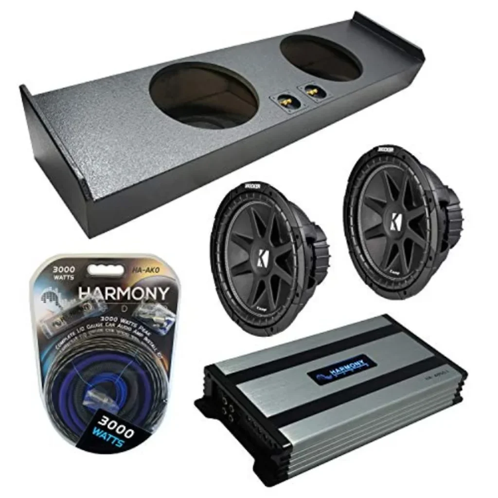 Truck subwoofer enclosure bundle 2009-2020 Ford F-150 Super