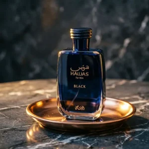 Unleash the Night: Rasasi Hawas Black EDP – Woody Oriental Scent for Men (100ML)