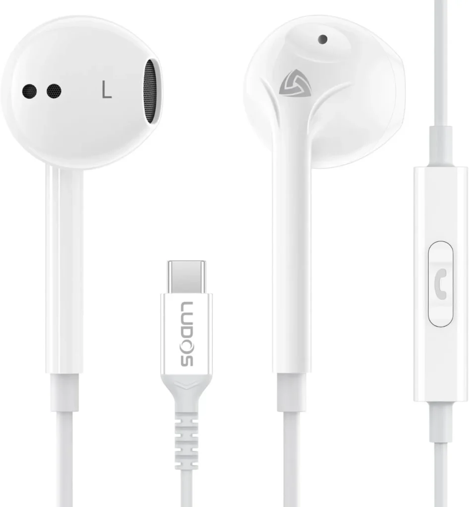 USB-C Earbuds 2-Year Warranty iPhone, Samsung Galaxy, iPad