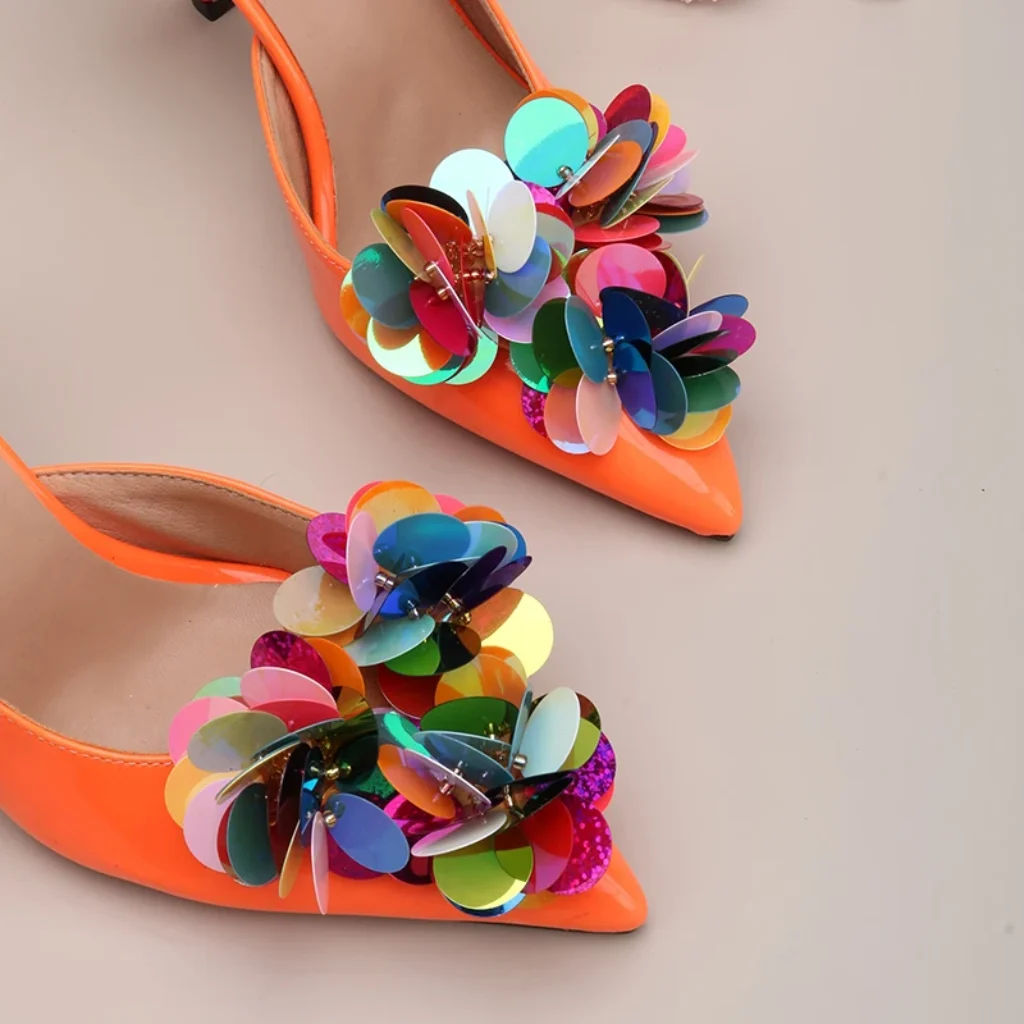 Wedding Shoe Clip Set, Sparkling Beaded Flower Buckles