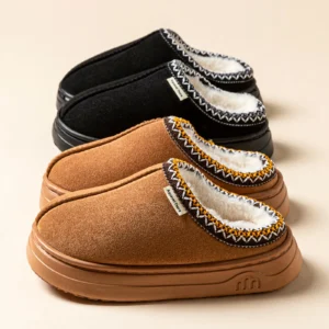 Winter Anti-slip Women’s Soft Slipper Boots Fashion Couples