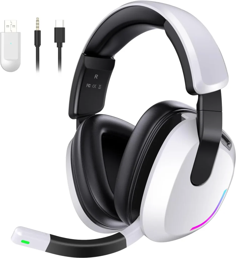 Wireless Gaming Headset PS5 PS4 PC Switch Mac
