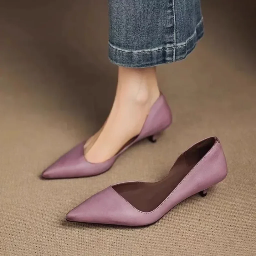 Women’s Pointed Toe Stiletto Heels Fashion Versatile Sexy