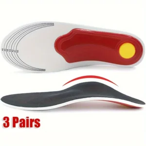 1/3 pairs Orthotic Insole Men Women High elasticity