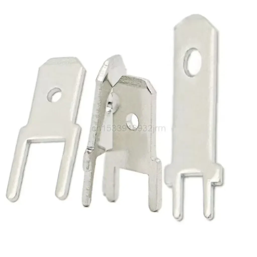 2.8mm/4.8mm/6.3mm Inserts Plug male Terminal PCB Solder lug