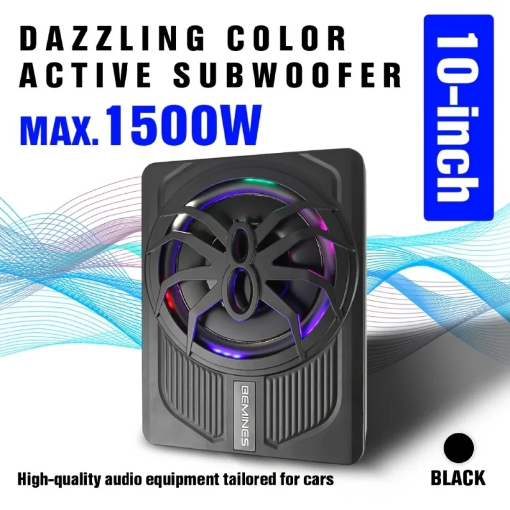 10Inch color light car-mounted ultra-thin gun-shaped MAX.1500W Powerful