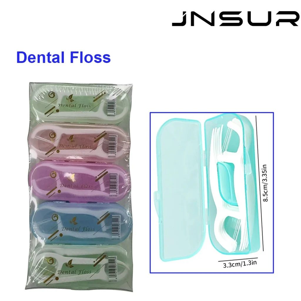 Dispenser Protable Toothpick Dental Floss Stick Storage Thread