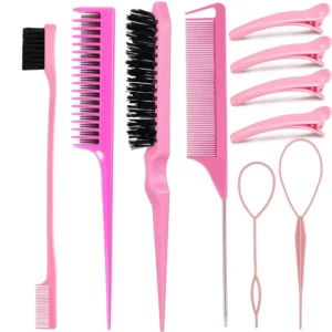 Hair Professional Candy Color Hair Styling Pointy Tail