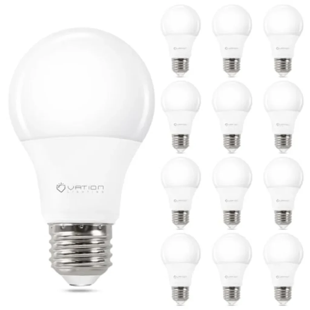 12 Pack A19 LED Light Bulbs, 40 Watt