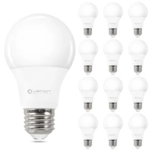 12 Pack A19 LED Light Bulbs, 40 Watt