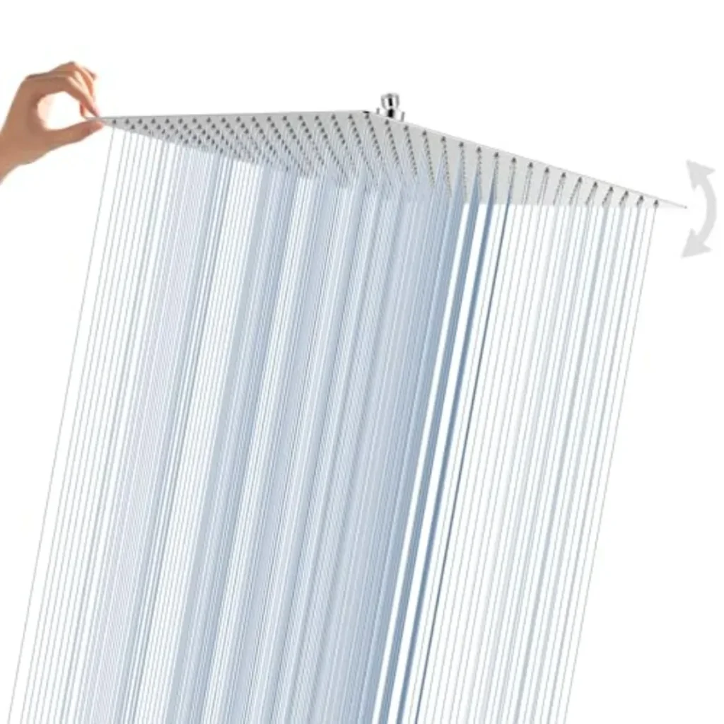 16inch Rainfall Shower Head Ultra Thin 304 Stainless