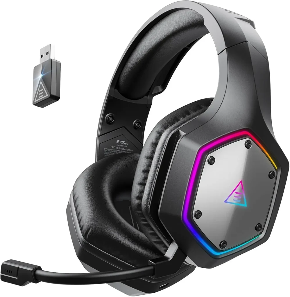2.4GHz Wireless Gaming Headset PS5, PS4, PC, Switch,