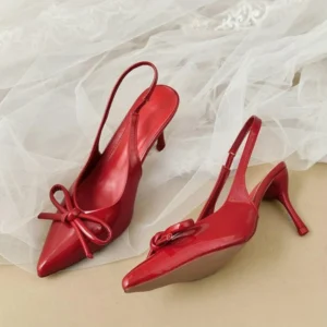 2025 Arrival Women’s Patent Leather High Heels Shoes