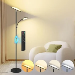 2025 Upgraded 42W 4500LM LED Floor Lamp Rotatable