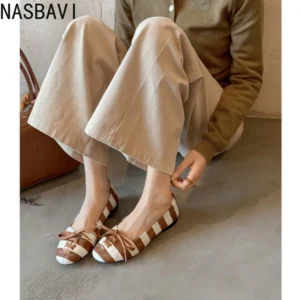 2026 Genuine Leather Butterfly Mary Jane Shoes Women
