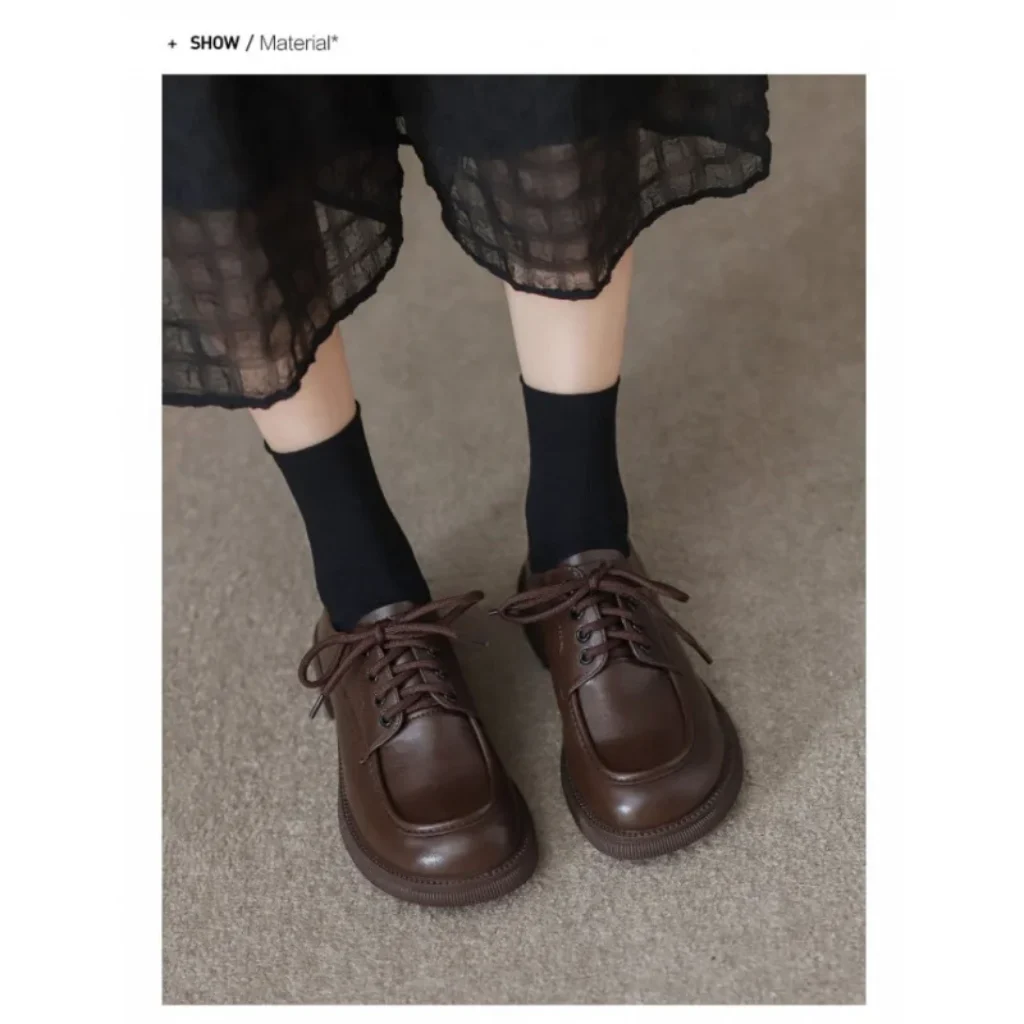 2026 Spring/Autumn Lace-Up Loafers & Slip-On Oxford Shoes,