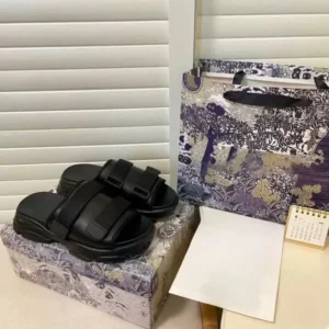 2026 Spring Summer Women’s Platform Slides Thick Sole