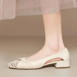 2026 Summer Woven Hollow Out Women Shoes Breathable