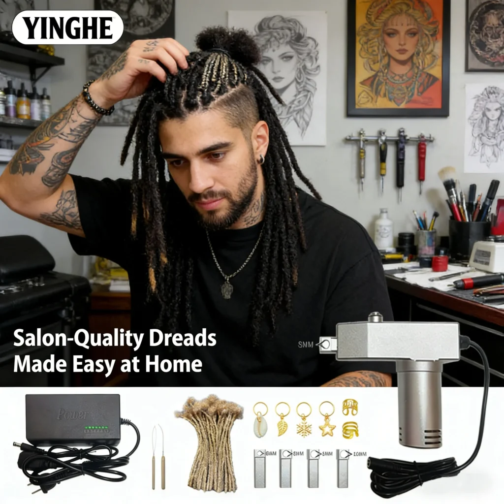 2026 Upgrade Automatic Hair Styling Device-Dreadlock Maker 6/8/10/12/14/16mm