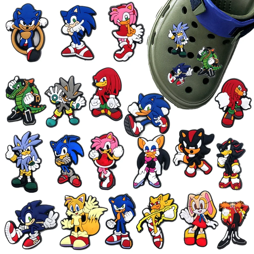 Toys Cartoon Anime Theme Series PVC Shoe Accessories