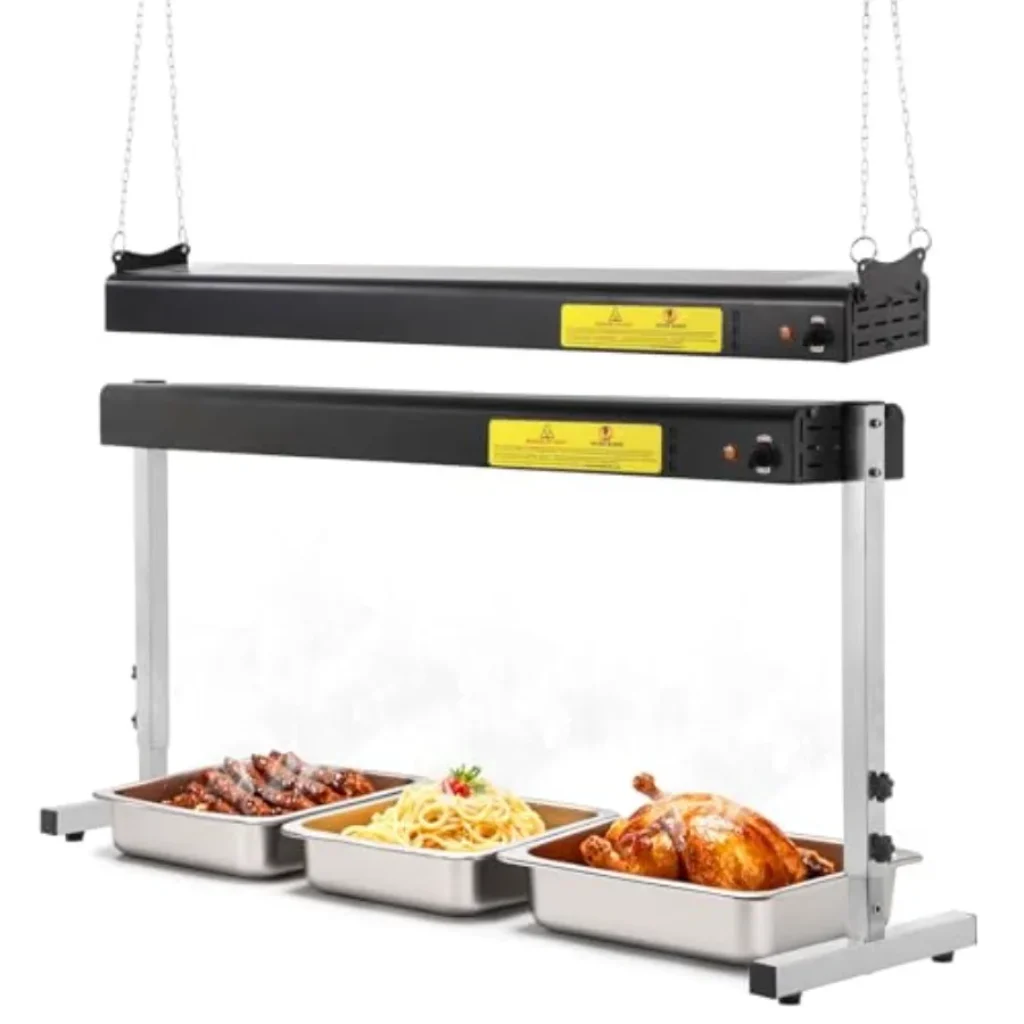 36-Inch Food Heat Lamp Buffet Restaurants Catering, Stainless