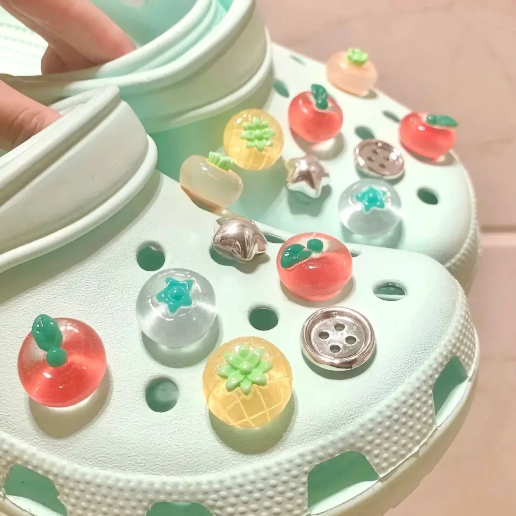 3D Fruit Tomatoes Shoe Charms Accessories DIY Clogs