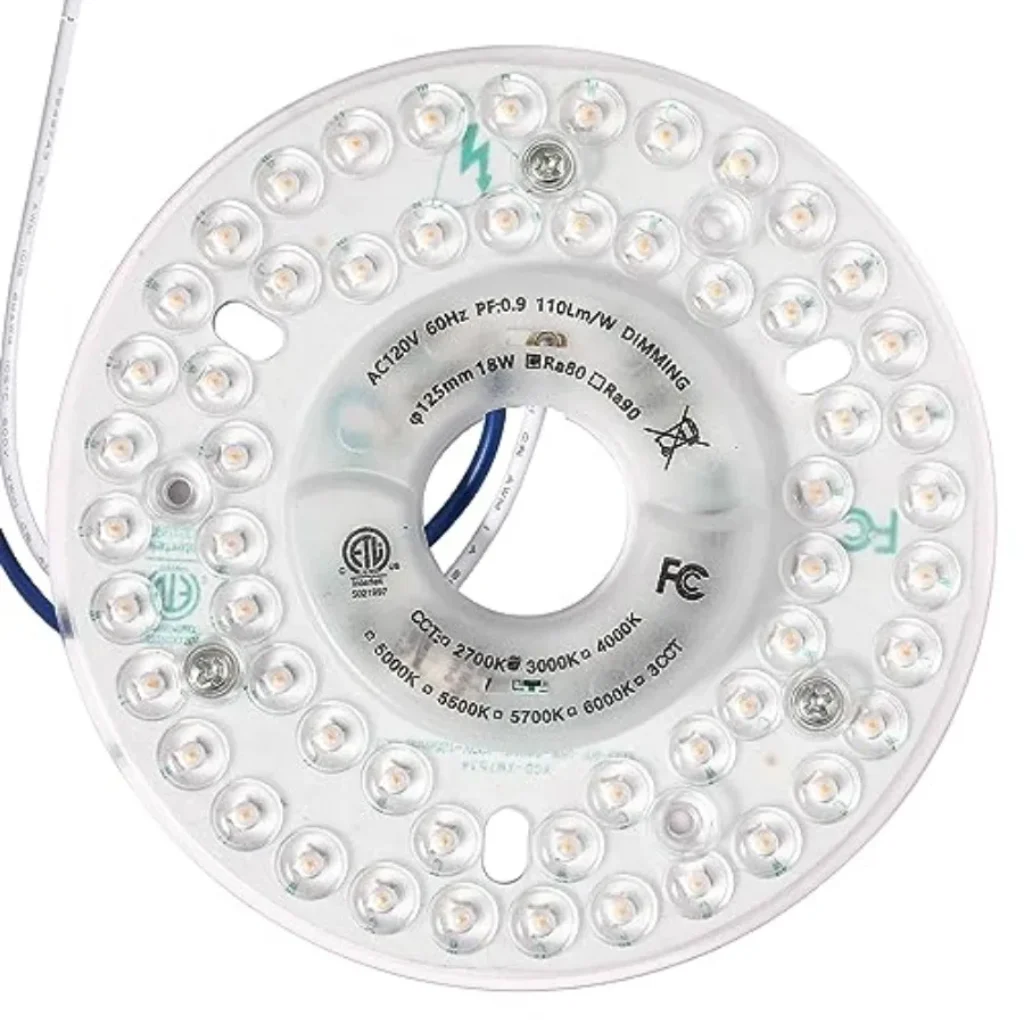 4.92” LED Ceiling Fan Light Retrofit Kit, Ceiling