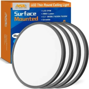 4-Pack Led Flush Mount Ceiling Light 12 inch,