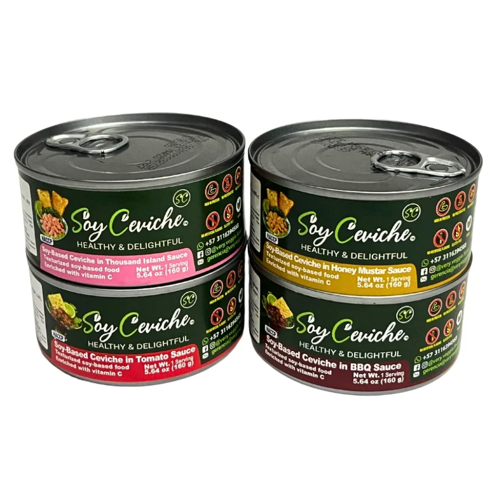4-Pack– Soy Ceviche Tomato, Thousand Island, BBQ &