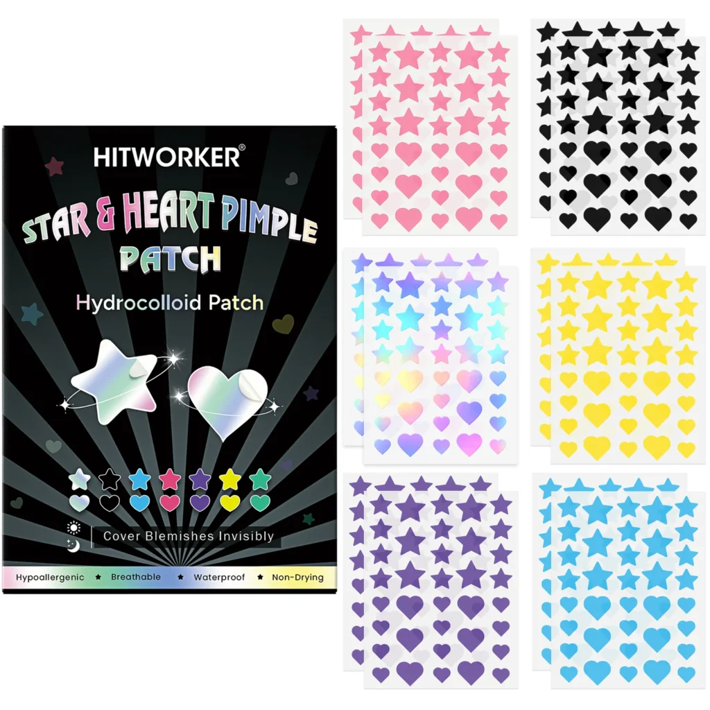 /box acne patches, non irritating acne stickers, high-quality