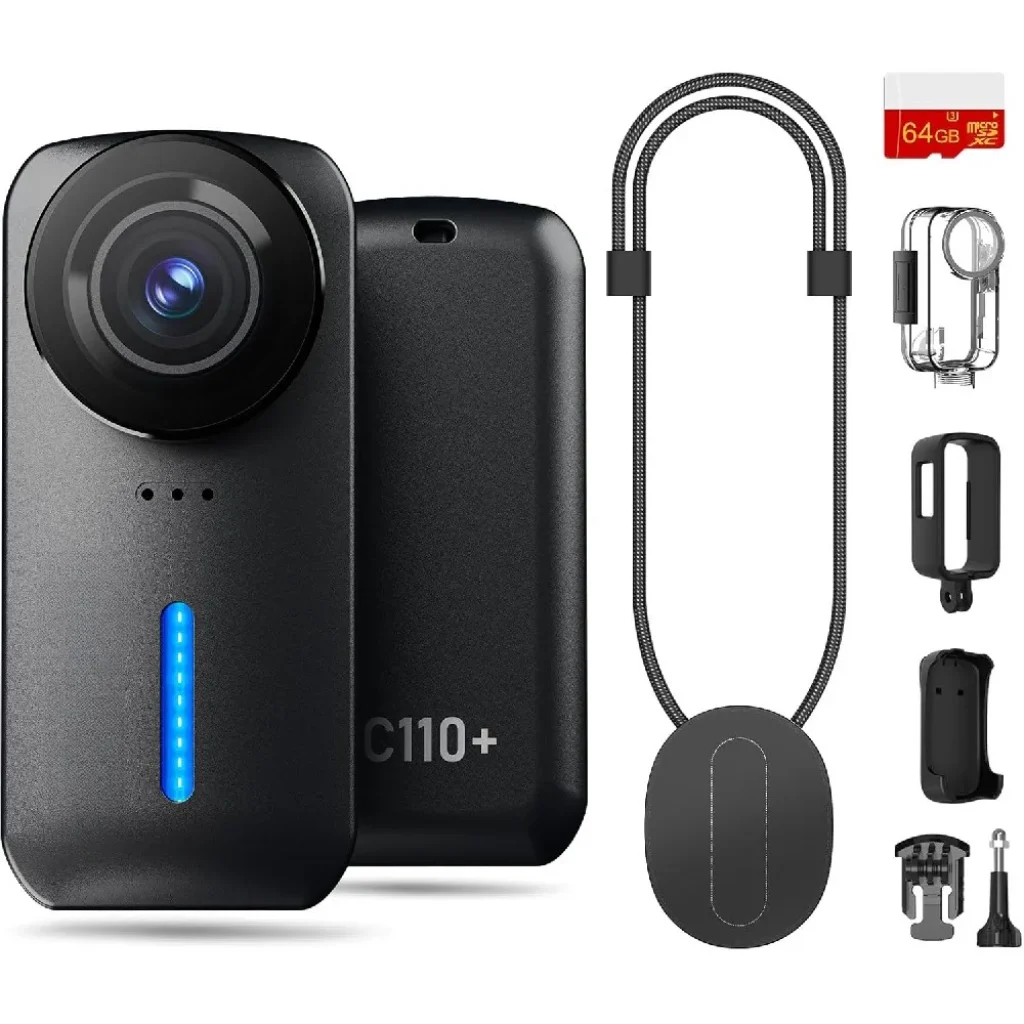 4K Mini Body Camera 6-Axis Gyro Stabilization 170°