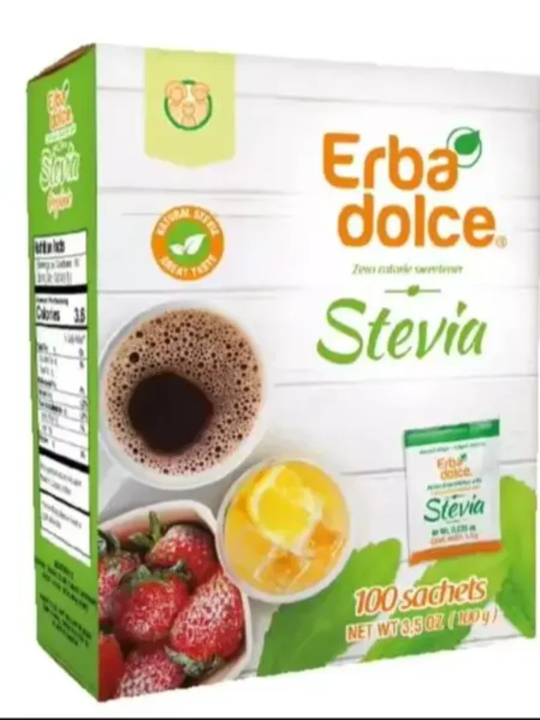 (4packs) Erba Dolce Organic Stevia Box 100sachets