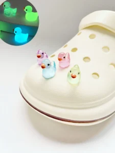 Duck Design Shoe Charms Decorations, Fashionable Glow Dark