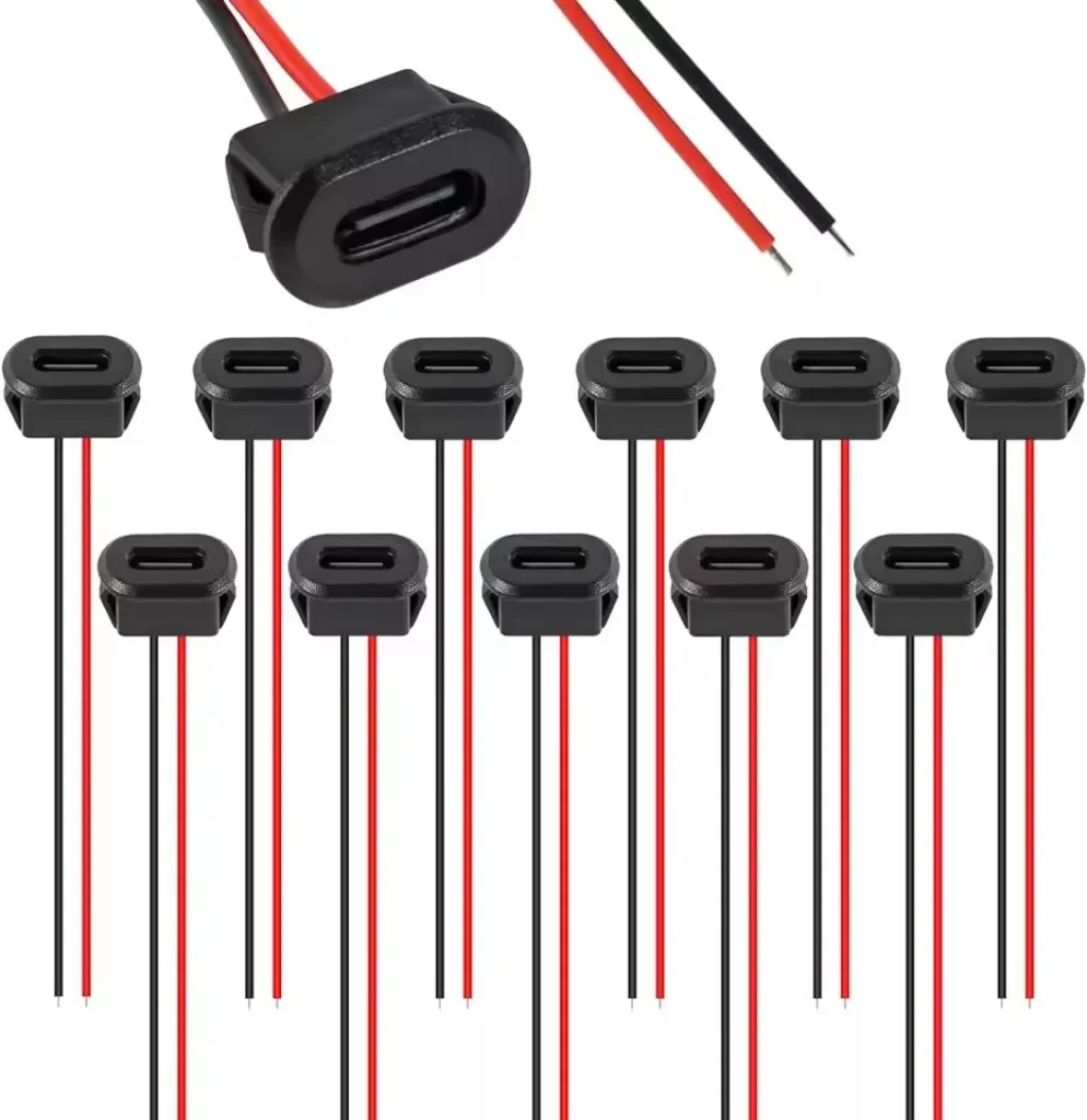 5/ Type-C Female Chassis 2 Pin Type-C Female