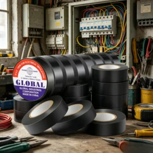 50m High-Temperature Resistant Black Rubber Electrical Tape, Durable