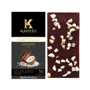 (5packs) Kaffeto Gourmet Dark Chocolate Bar coconut sea