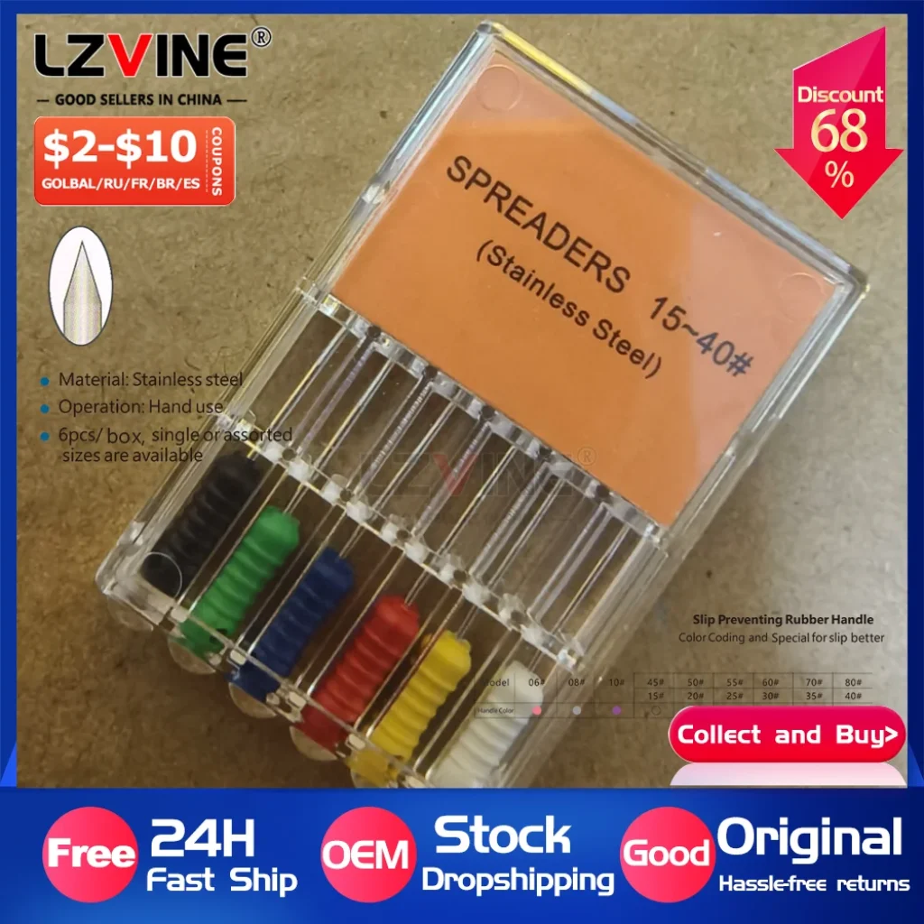 31MM Dental Finger Spreaders File Hand Use Stainless