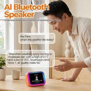 AI Bluetooth Speaker 5.4 AI voice assistant HD