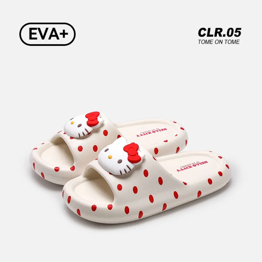 Anime Hello Kitty Women Cool Slippers Summer Sanrios