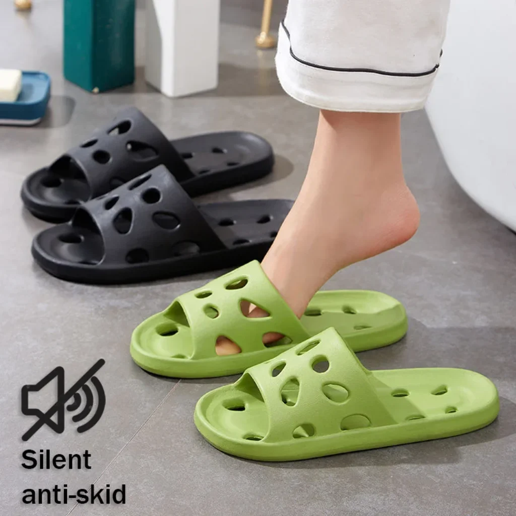 Bathroom House Cheese Slippers Light Weight Water Leaky