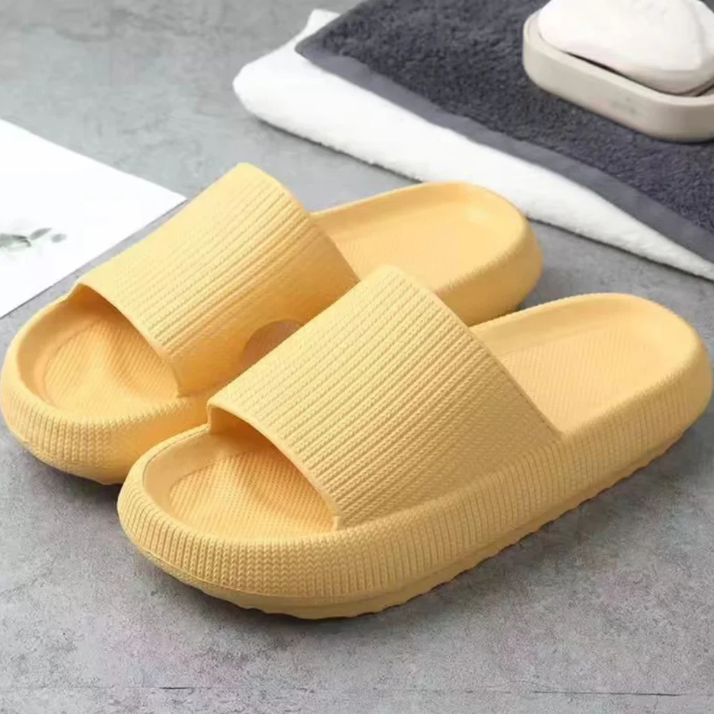 Bebealy Summer Home Thick-Soled Slippers Women Breathable Non-slip