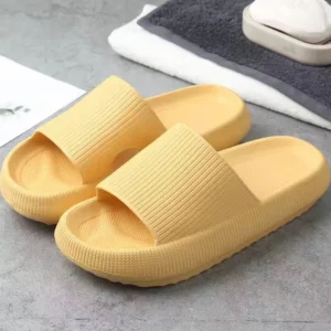 Bebealy Summer Home Thick-Soled Slippers Women Breathable Non-slip