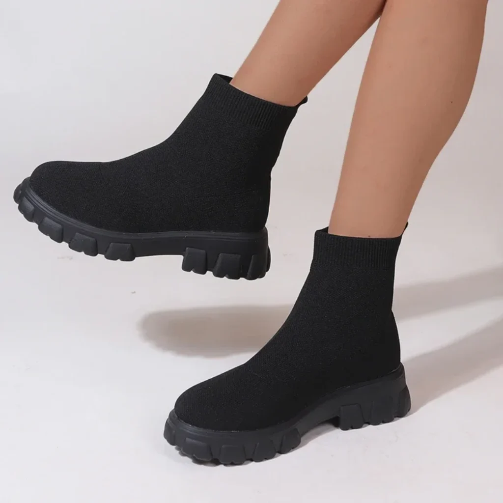Brand Women Ankle Boots Lightweight Casual Shoes Women